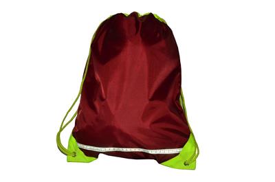 HI-VIZ RUCKSACK STYLE GYM BAG